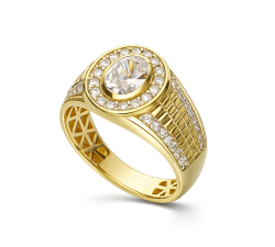 Anello Uomo Oro Giallo GL102452