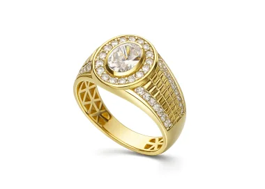 Anello Uomo Oro Giallo GL102452