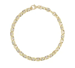 Bracciale Uomo Oro Bianco Giallo GL102459