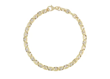 Bracciale Uomo Oro Bianco Giallo GL102459