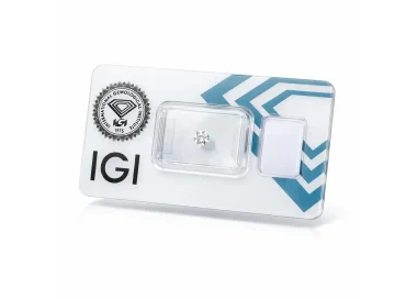 IGI Blistered Diamond 0.22 Carats Color and Clarity VVS1