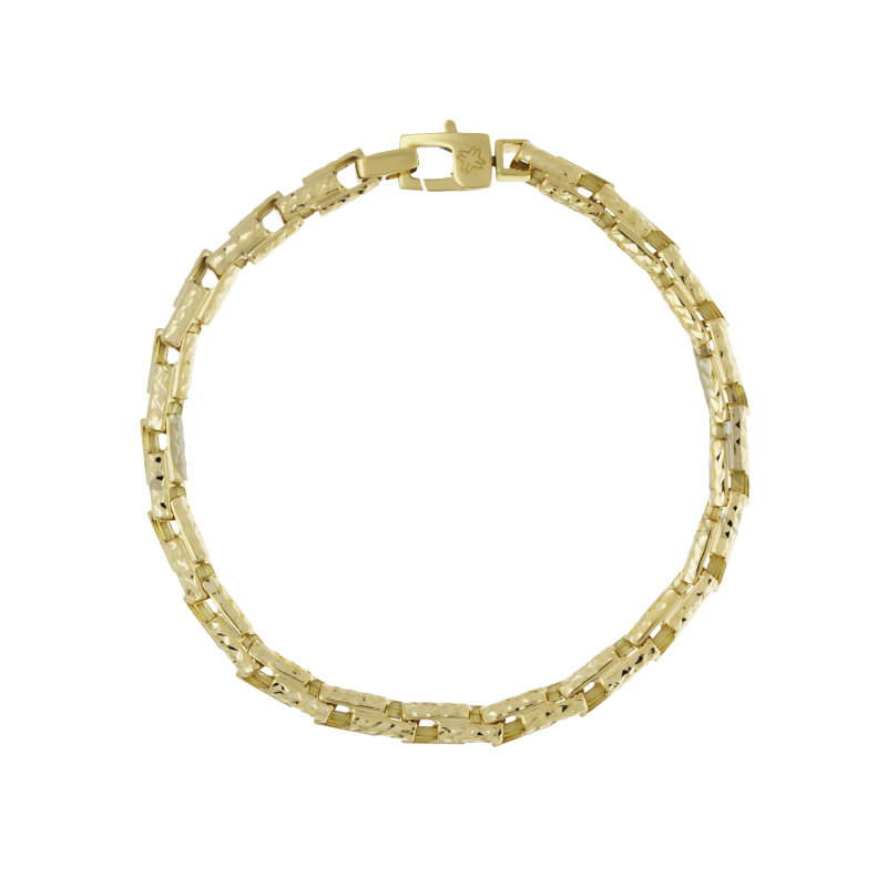 Men's Yellow Gold Bracelet GL102461 - GioielleriaLucchese.it