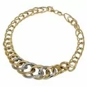 Bracciale donna in oro giallo e bianco 803321719128