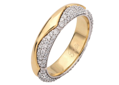 Polello Wedding Ring 50th Anniversary Collection 3449DGPT
