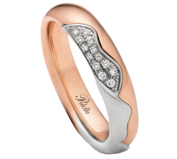 Fede Nuziale Polello Collezione Petalo d'Amore 3400DRPT
