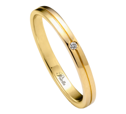 Polello Wedding Ring from the Petalo d'Amore Collection 3365DG