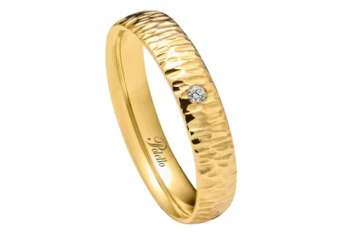 Fede Nuziale Polello Collezione Petalo d'Amore 3406DG