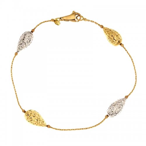 Damenarmband aus Gelb- und Weißgold 803321706430