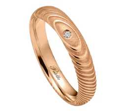 Fede Nuziale Polello Collezione Petalo d'Amore 3407DR