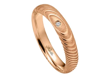 Polello Wedding Ring, Petalo d'Amore Collection, 3407DR