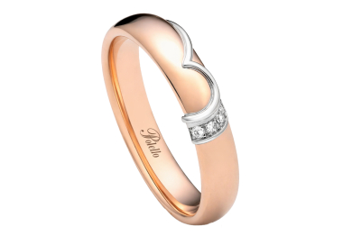 Polello Wedding Ring, Petalo d'Amore Collection, 3401DRPT