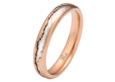Polello Wedding Ring from the Petalo d'Amore Collection 3402URPT