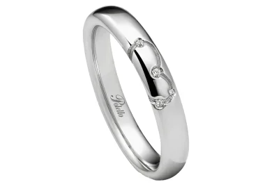Fede Nuziale Polello Collezione Petalo d'Amore 3409DPT