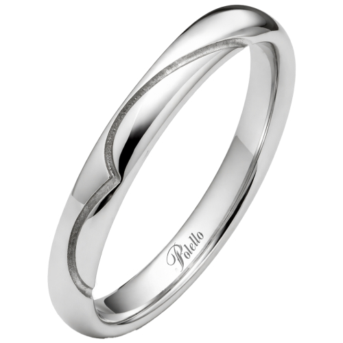 Fede Nuziale Polello Collezione Petalo d'Amore 3410UPT