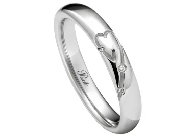 Fede Nuziale Polello Collezione Petalo d'Amore 3411DPT