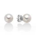 Miluna Women's Earrings with White Gold Pearls PPL859BBMX
