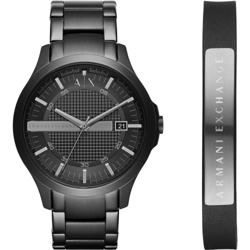 Set Bracciale Orologio Uomo Armani Exchange Hampton AX7101