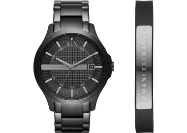 Set Bracciale Orologio Uomo Armani Exchange Hampton AX7101
