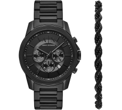 Set Bracciale Orologio Uomo Armani Exchange Banks AX7163SET
