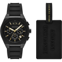 Armani Exchange Herrenuhren-Etikettenset AX7165SET