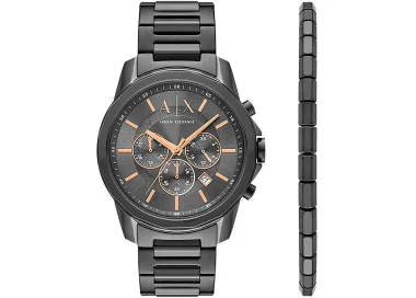 Set Bracciale Orologio Uomo Armani Exchange Banks AX7170SET