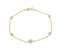 Damenarmband aus Gelbgold GL102465