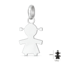White Gold Baby Girl Pendant GL102468
