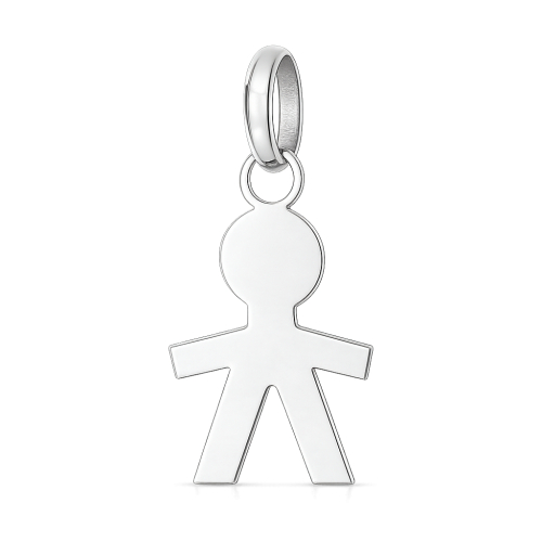 Ciondolo Bimbo Oro Bianco GL102470