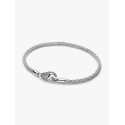 Bracciale Pandora Maglia Coda di Volpe con Chiusura Pavè 594462C01