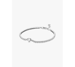 Pandora Tennis Bracelet with Embossed Heart 590041C01