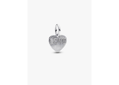 Charm Pandora Pendente Cuore Love da incidere 793604C01