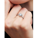 Pandora Ring mit geprägtem Herz 198421C01