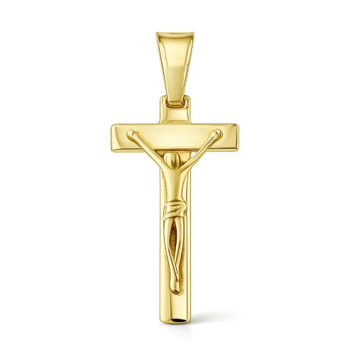 Ciondolo Croce Uomo Oro Giallo GL102476