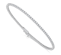 Women's White Gold Tennis Bracelet GL102477