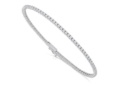 Bracciale Donna Tennis Oro Bianco GL102477
