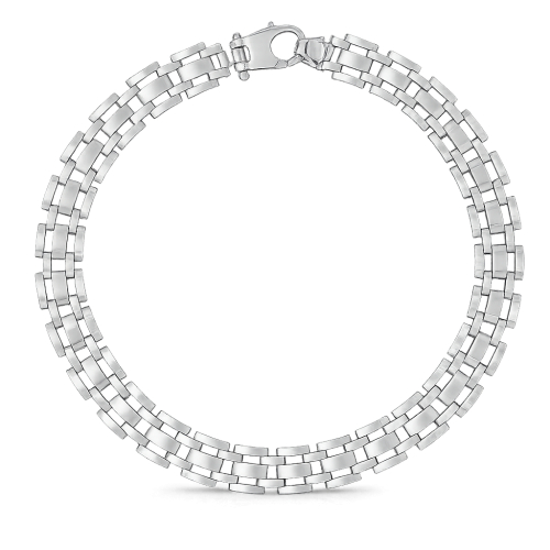 Herrenarmband aus Weißgold GL102478