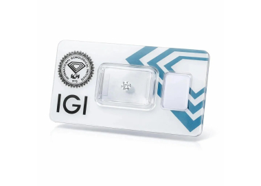 Diamante Blisterato IGI 0,22 Carati Colore E Purezza VVS2
