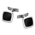 Men's White Gold Cufflinks GL102483