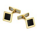 Gemelli Uomo Oro Bianco Giallo GL102484