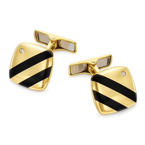 Gemelli Uomo Oro Bianco Giallo GL102486