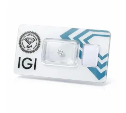 IGI-Labordiamant, 0,51 Karat, Farbe D, Reinheit VVS2