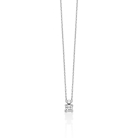 Miluna Women's Necklace 9kt White Gold Diamonds CLD5447