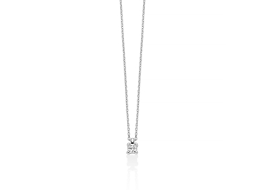 Collana Donna Miluna Oro Bianco 9kt Diamanti CLD5447
