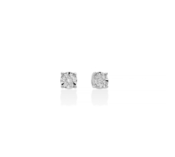 Miluna Women's Earrings in 18kt White Gold with Diamonds ERD3364