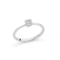 Miluna Women's White Gold Ring LID4143X