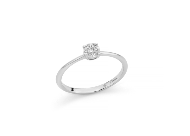 Anello Donna Miluna Oro Bianco 18kt Diamanti LID4205