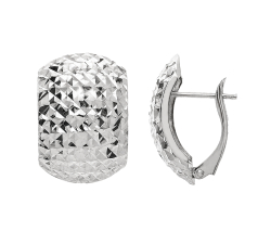 Women's White Gold Earrings GL102496
