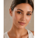 Women's White Gold Earrings GL102498