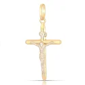 Cross in Yellow and White Gold 803321703339