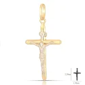 Cross in Yellow and White Gold 803321703339